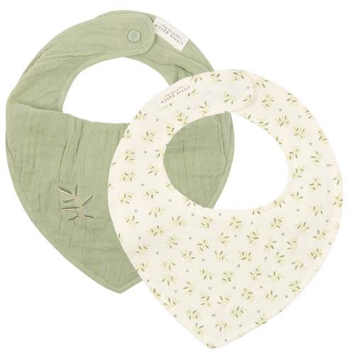 Blueberry Leaves & Sage Bibs