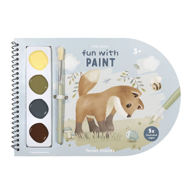 Forest Friends Paint Book