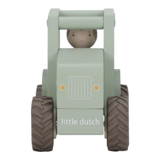 Wooden Tractor & Peg Doll
