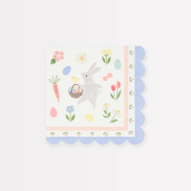 Small Easter Bunny Small Napkins