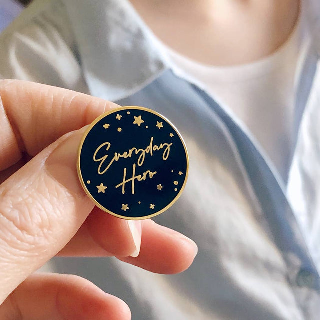 Everyday Hero Enamel Pin Badge