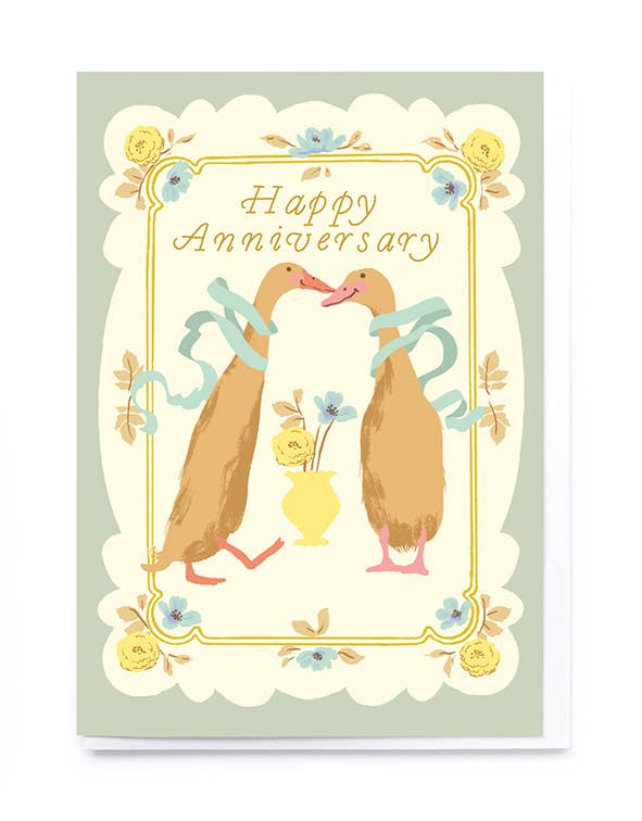 Loving Ducks Anniversary Card