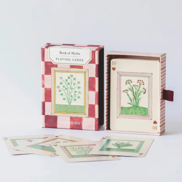 Book Of Herbs Playing Cards
