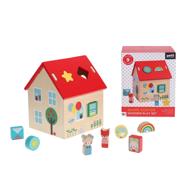 House Shape Sorter Play Set
