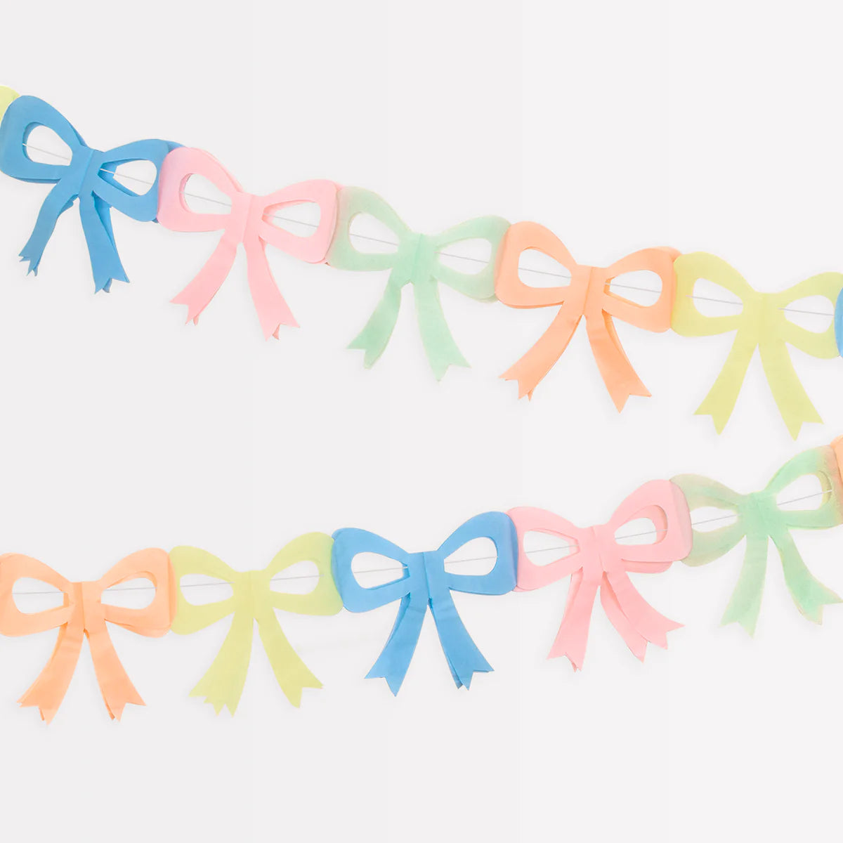 Bow Tissue Paper Garlands
