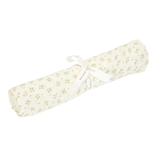 Blueberry Leaves Muslin Swaddle