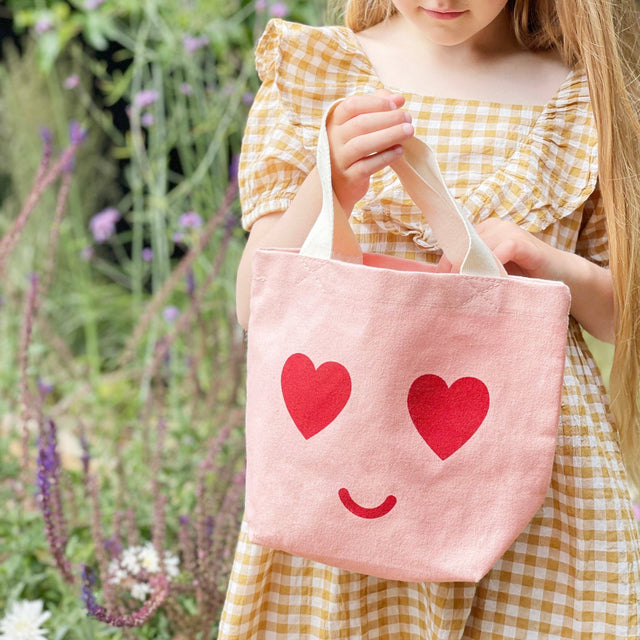 Pink Little Heart Eyes Bag