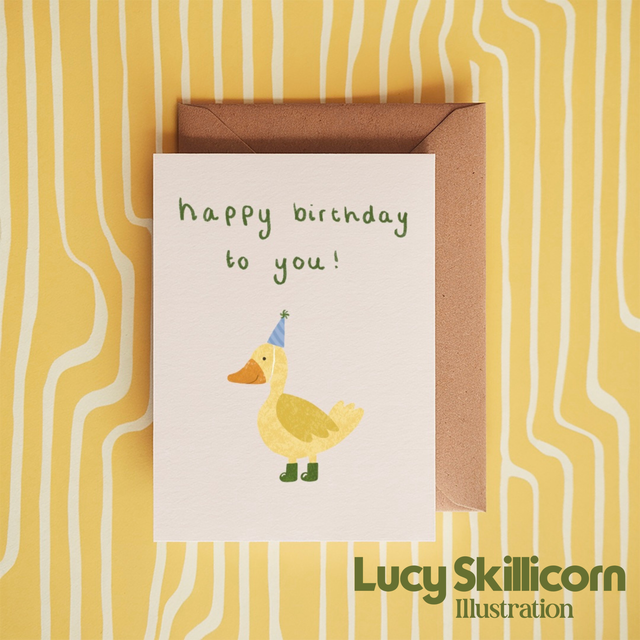 Birthday Duck Card