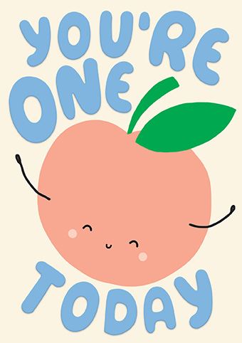 One Today Peach Card