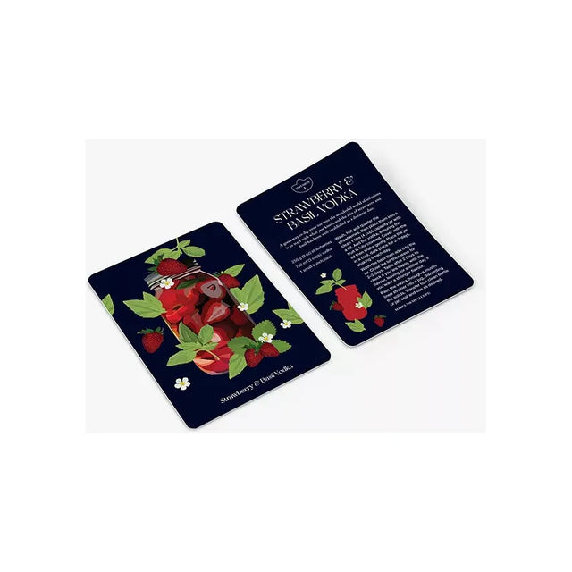 Botanical Cocktails Receipe Cards
