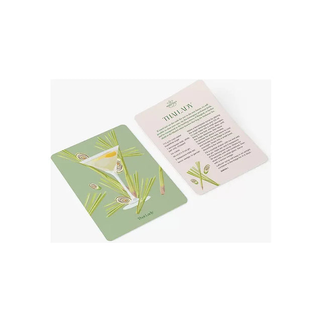 Botanical Cocktails Receipe Cards