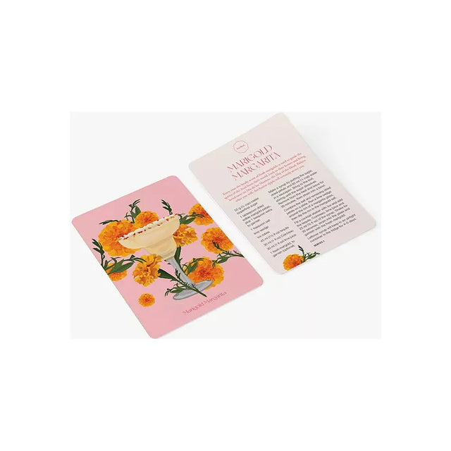 Botanical Cocktails Receipe Cards