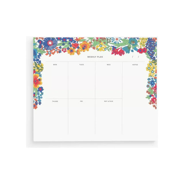 Liberty Margaret Weekly Notepad