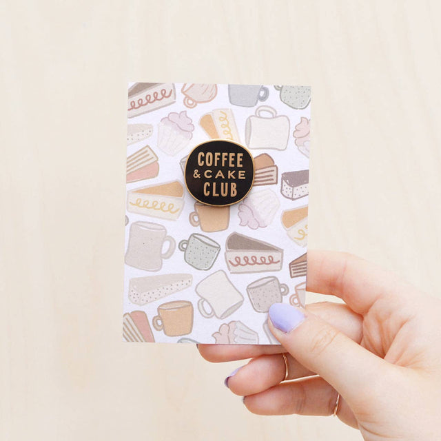 Coffee & Cake Club Pin
