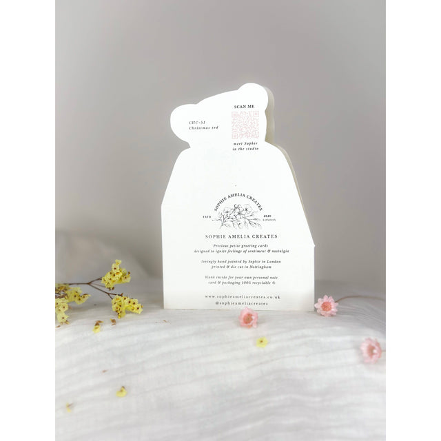 Christmas Teddy Card