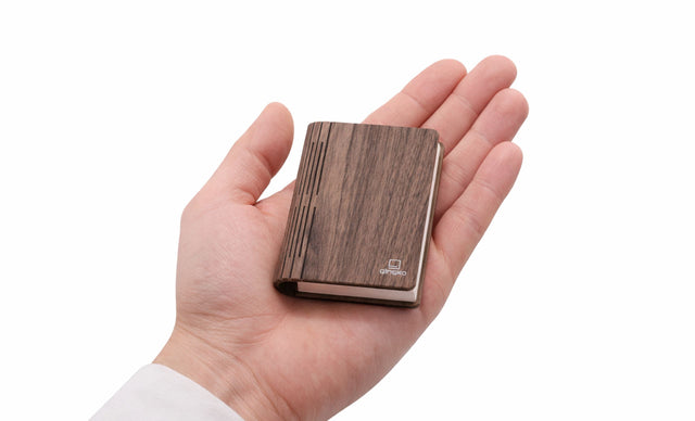 Super Mini Smart Book Light: Walnut