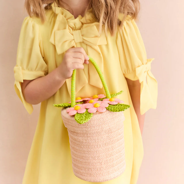 Flower Pot Basket Bag