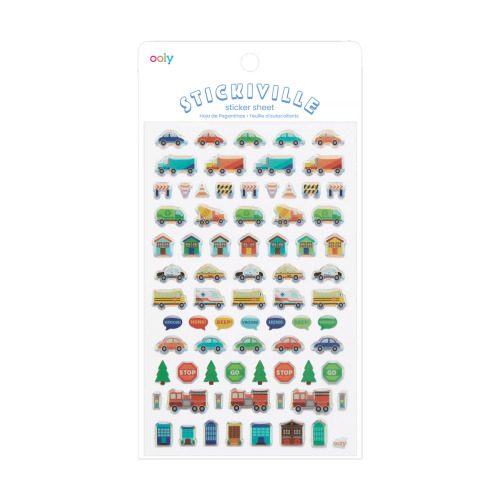 Stickiville Stickers: Workin' Wheels