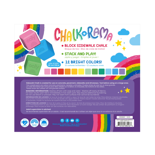 Chalk-O-Rama Block Sidewalk Chalk