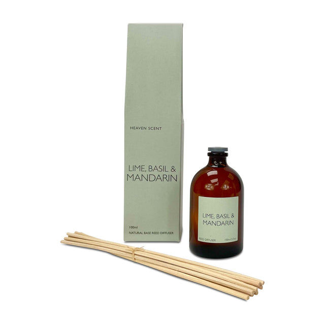 100ml Lime, Basil & Mandarin Reed Diffuser
