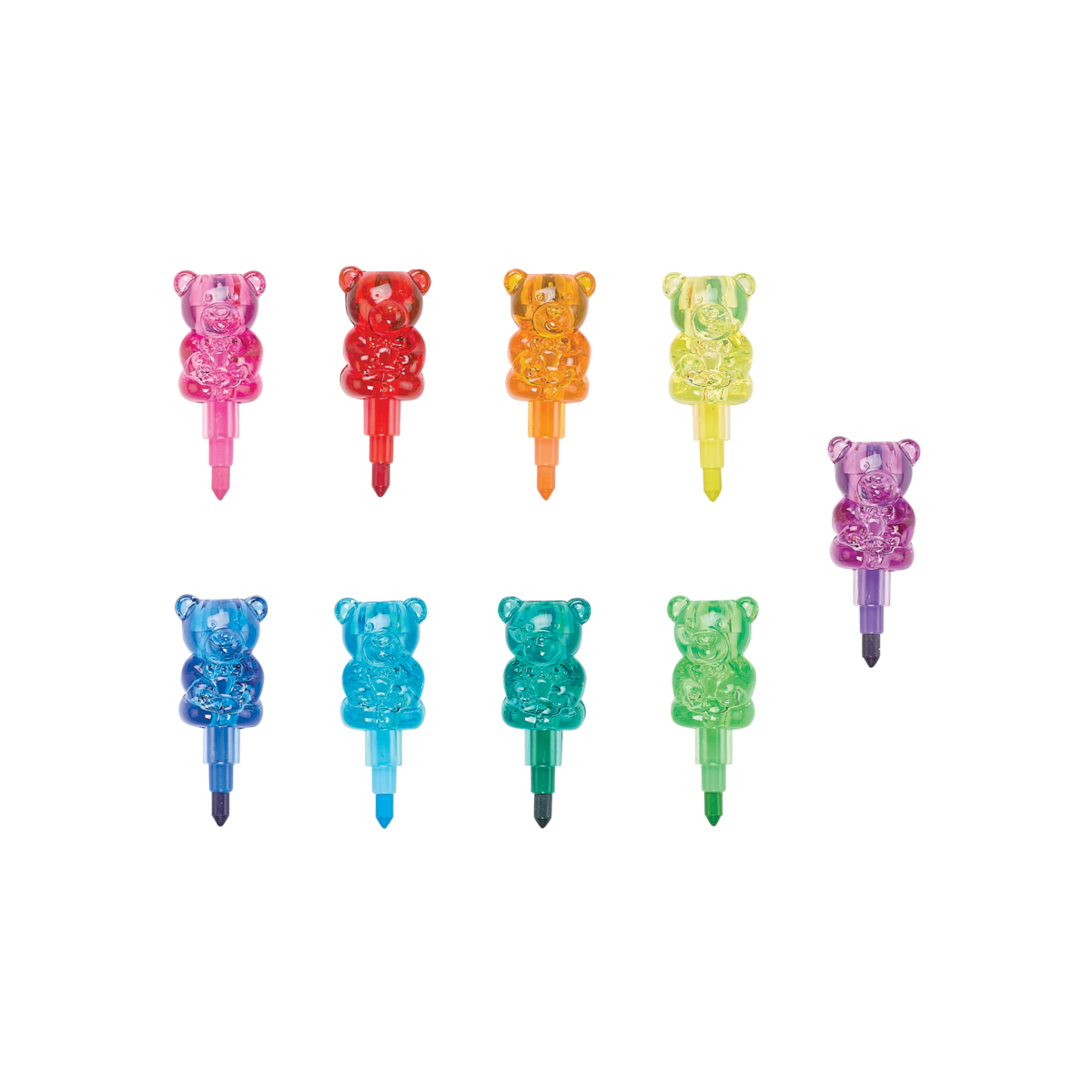 Bunch O' Bears Gummy Bear Stacking Crayons