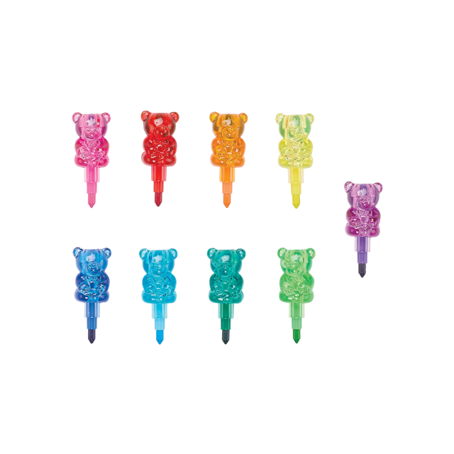 Bunch O' Bears Gummy Bear Stacking Crayons
