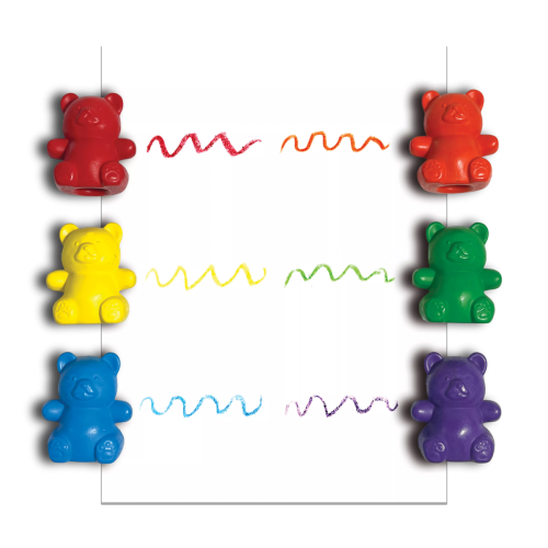 Cuddly Cubs Bear Finger Crayons