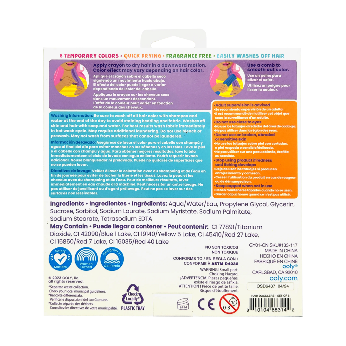 Hair Doodlers: Hair Crayons