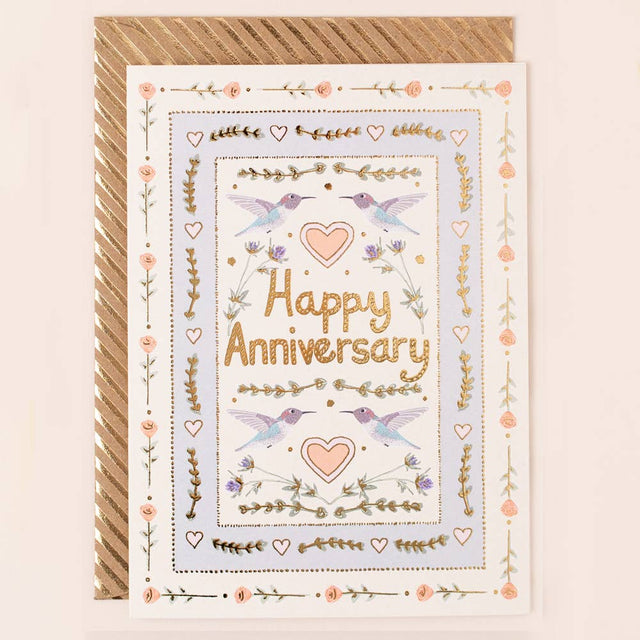 Love Bird Anniversary Card