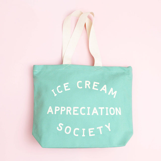 Sea Glass Ice Cream Appreciation Society Tote Bag