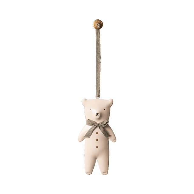 Metal Teddy Bear Ornament