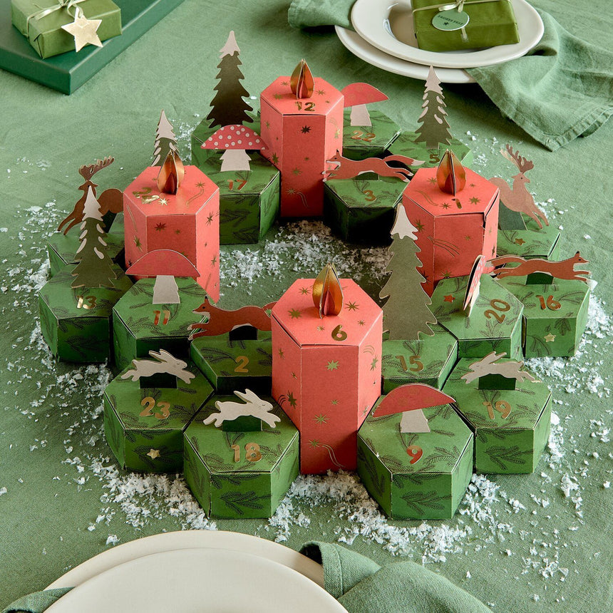 Forest Animals Advent Calendar Craft Kit