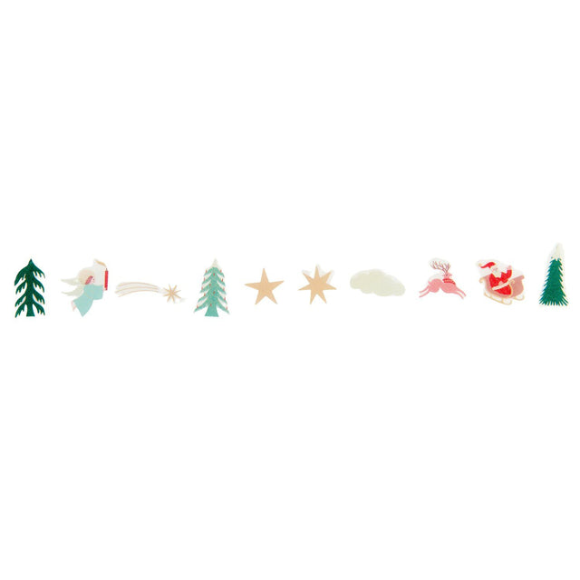 Advent Winter Forest Sticker Roll