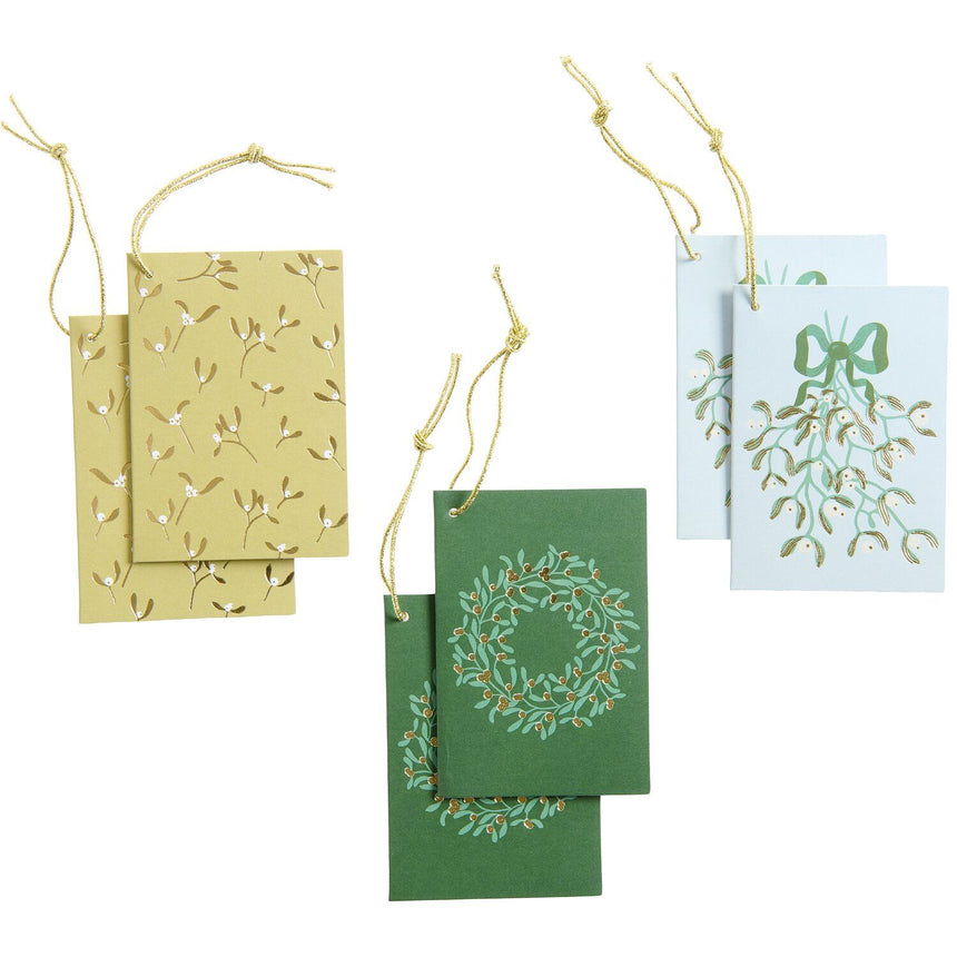Advent Mistletoe Gift Tags