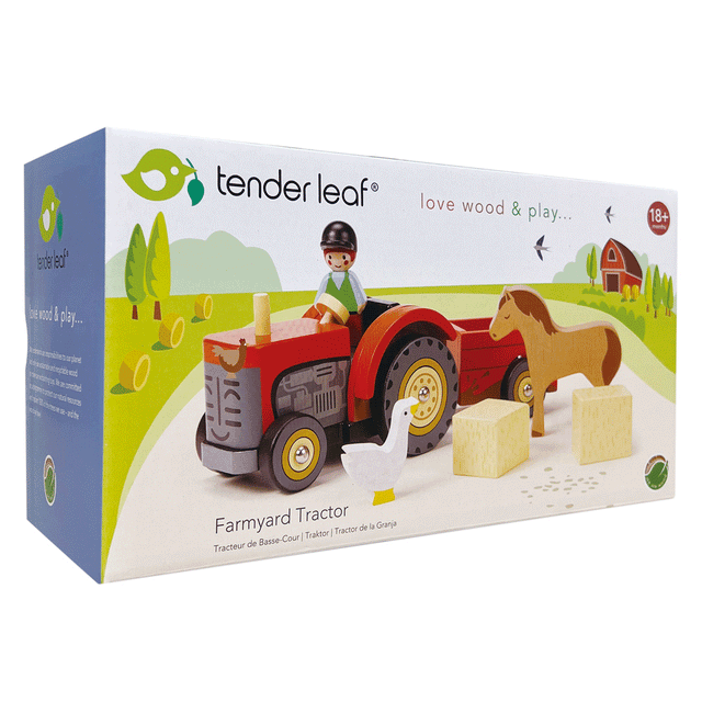 Wooden Farmyard Tractor