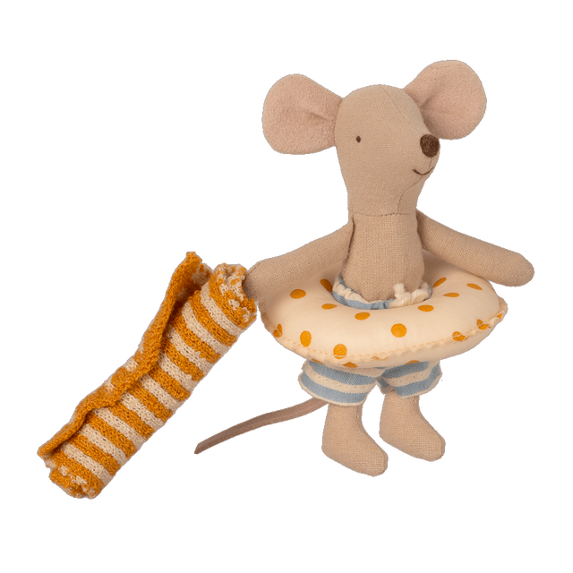 Little Brother Mouse In Beach Cabin