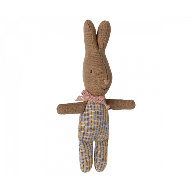 Mini Rose & Blue Check Bunny