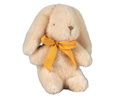 Mini Plush Bunny: Cream