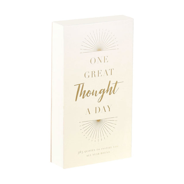 One Great Thought a Day Quote Pad