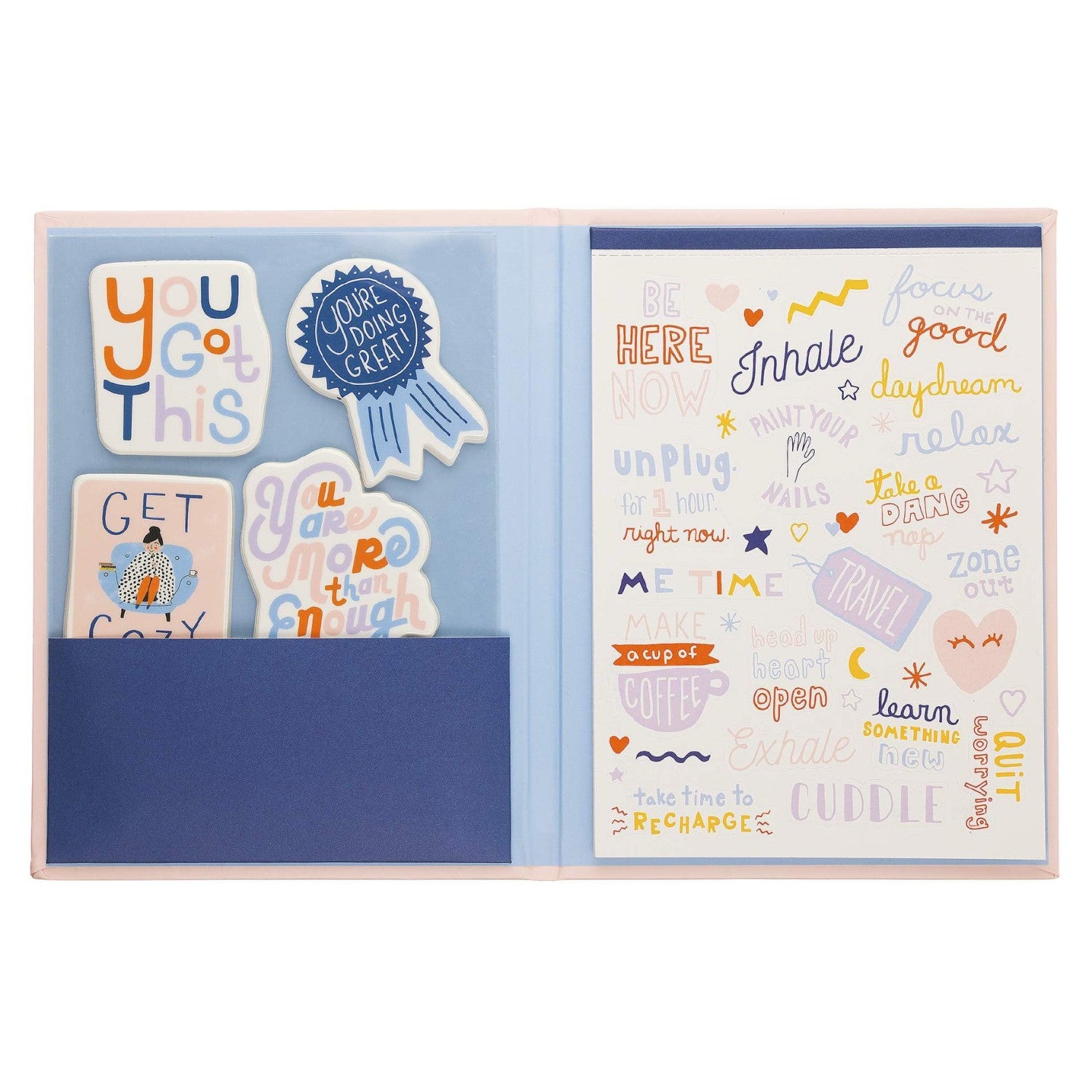 Self Care 100 Stickers Book