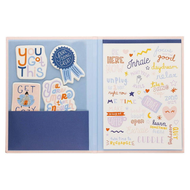 Self Care 100 Stickers Book