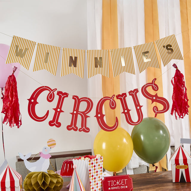 Customisable Circus Banners