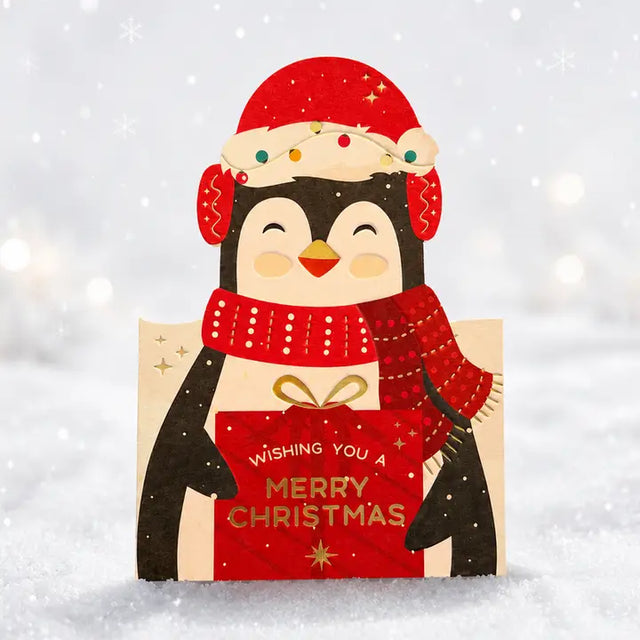 Penguin Christmas Card