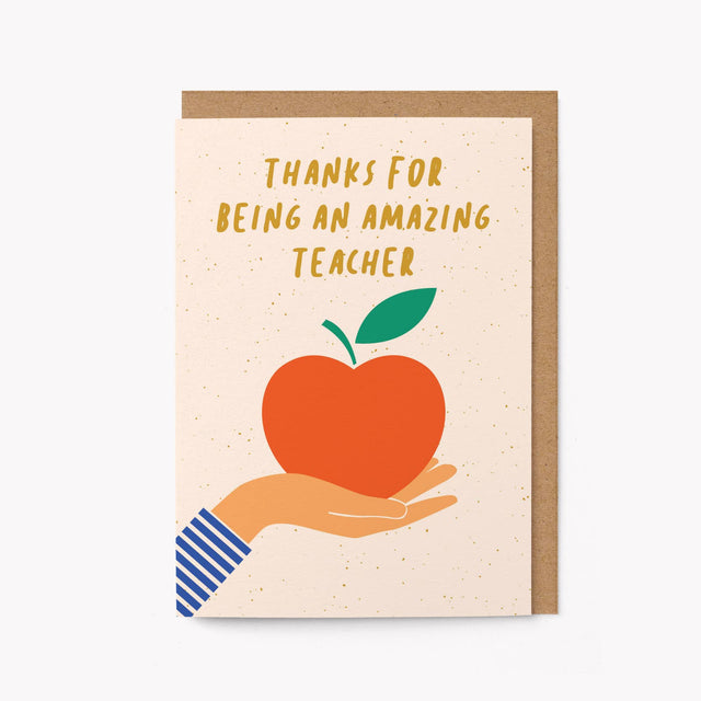 Amazing Teacher Card