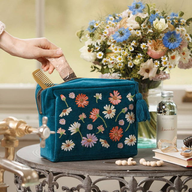Wildflower Wash Bag - Rose