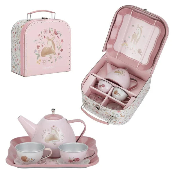 Fairy Garden Suitcase Tea Set