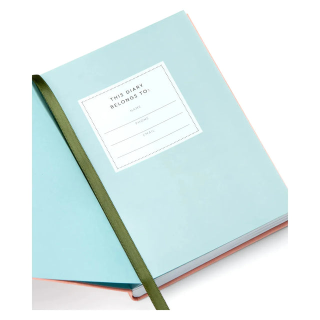 2025 Woodblock Mountains A6 Diary