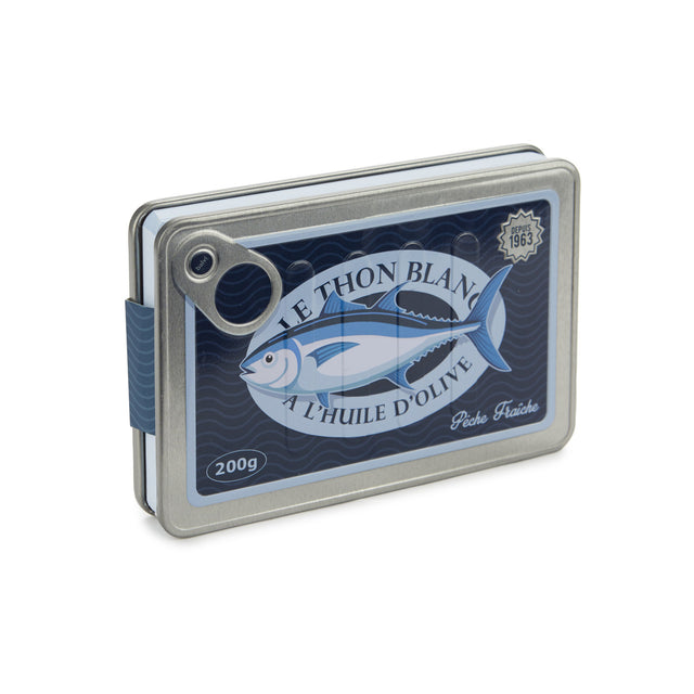 Blue Tuna Tin Notebook