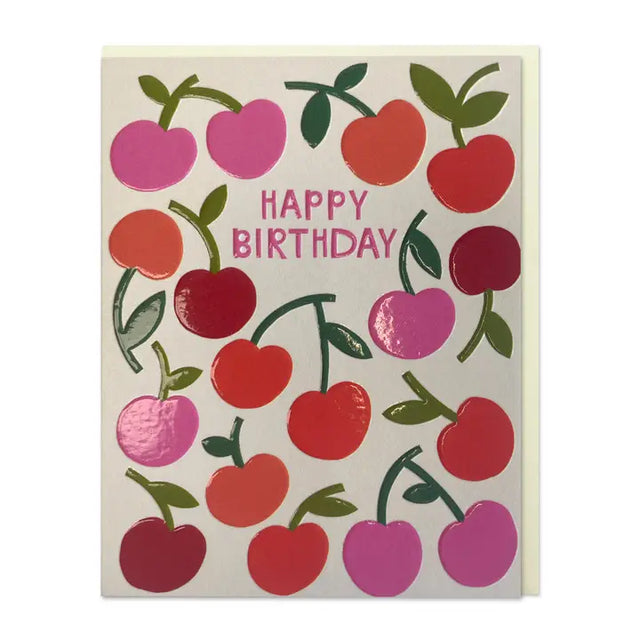 Mini Birthday Cherries Card