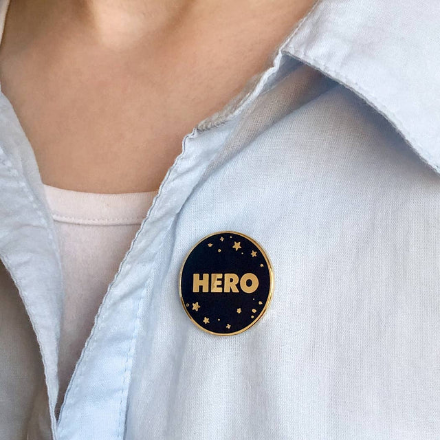 Hero Enamel Pin